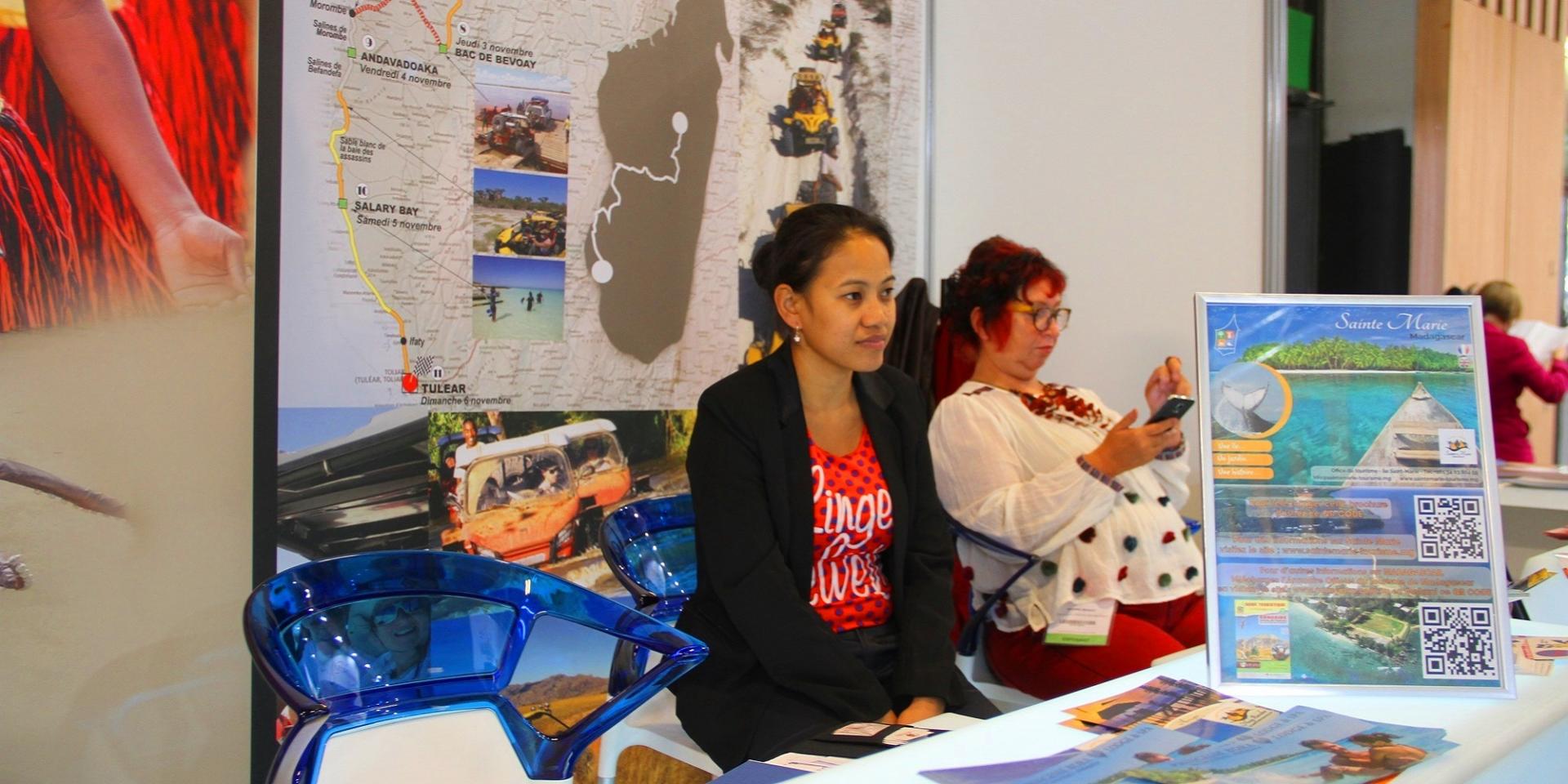 L'OFFICE DU TOURISME DE SAINTE-MARIE  ET LE FESTIVAL DES BALEINES A L'IFTM TOP RESA 2016
